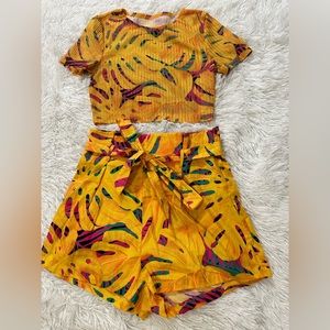 Summer Yellow 2 piece Set